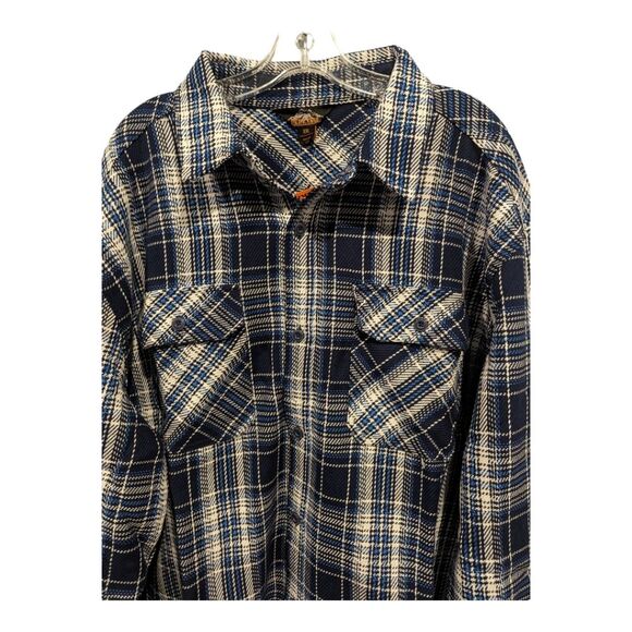 Men's Pacific Trail blanket flannel blue button up.  Size XXL.  100% cotton. - Picture 5 of 6